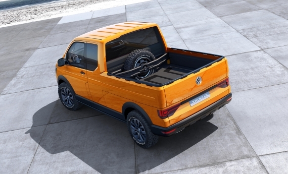 Volkswagen Tristar, vista trasera
