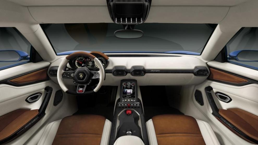 Interior del Lamborghini Asterion