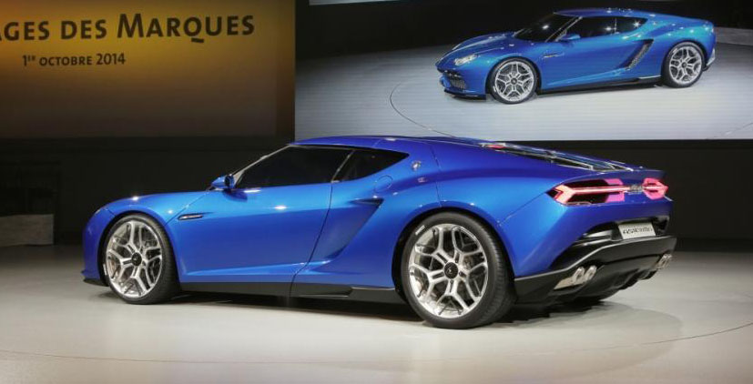 LAmborghini Asterion, trasera