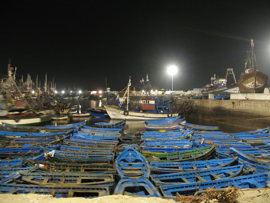 barcas de pescadores Marruecos