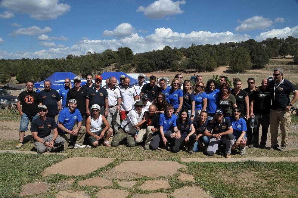 El equipo capitaneado por David y Antonio Nadal, responsables del buen funcionamiento de Motor Aventura.