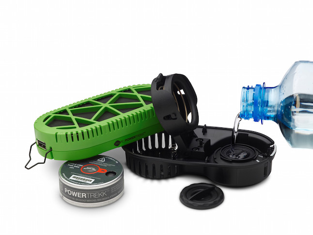 Power Trekk, caragdor que funciona con agua