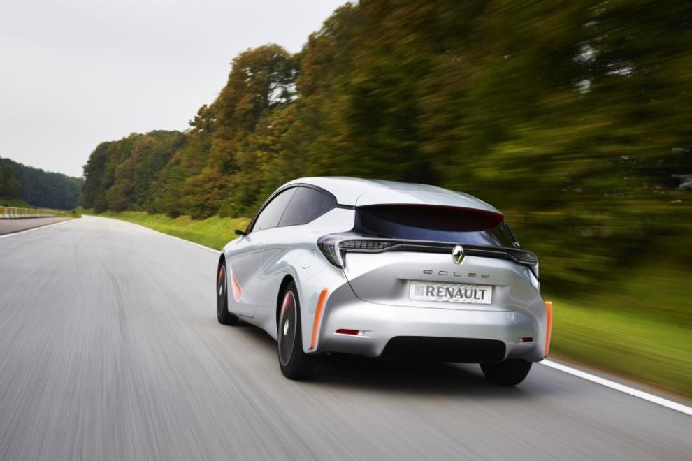 Renault EOLAB, trasera