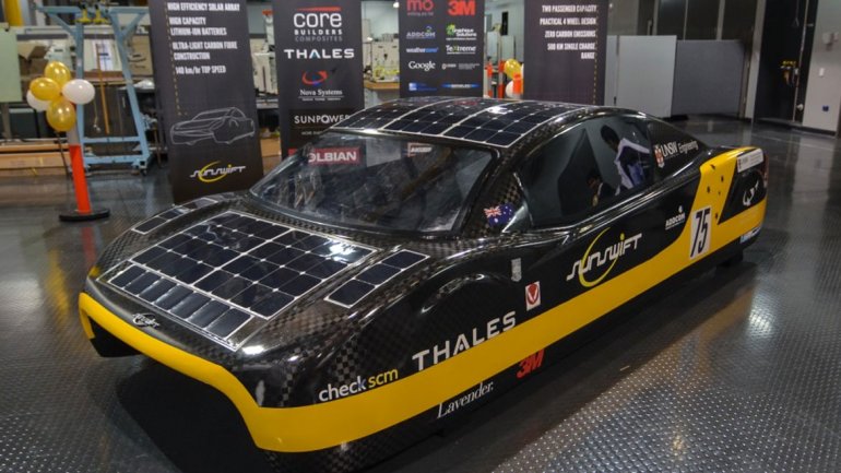 SUnswift, récord de velocidad para vehículos alimetnados por energía solar