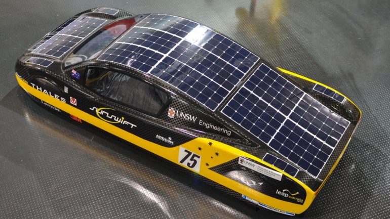 Sunswift coche del record