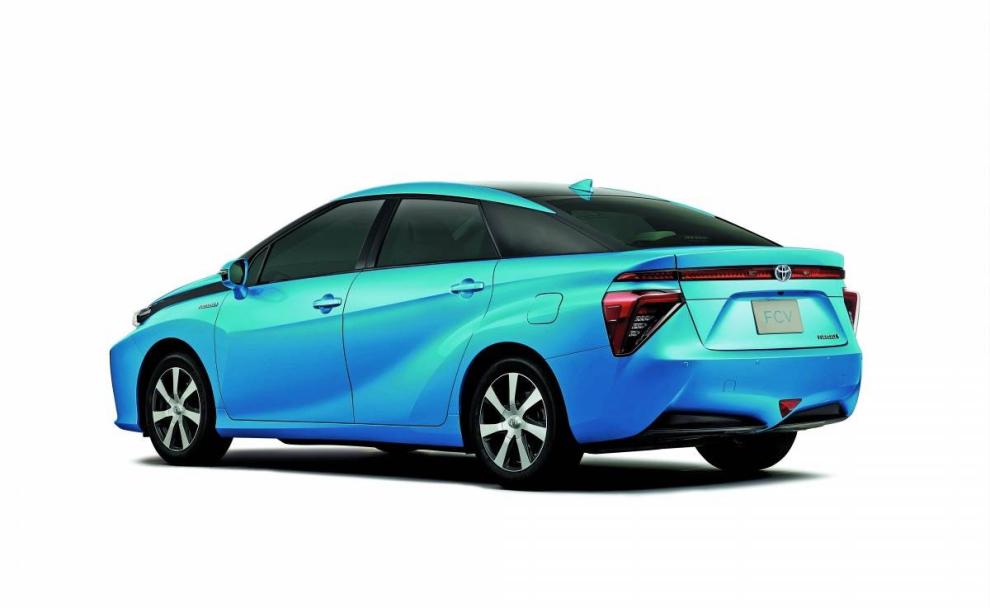 Toyota FCV, vista trasera