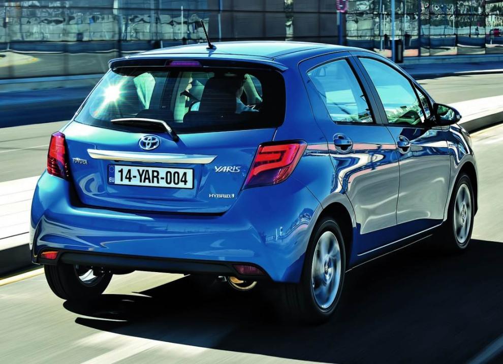 Toyota Yaris 2014, vista trasera