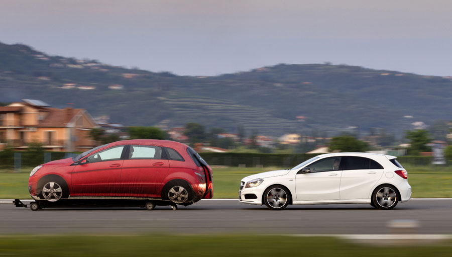 Sistema anticolisión de Mercedes-Benz