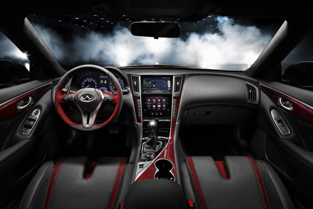 Interior de modelo de Infiniti