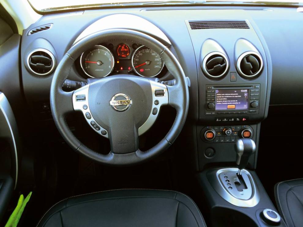 Nissan Qashqai, el interior deja bastante que desear