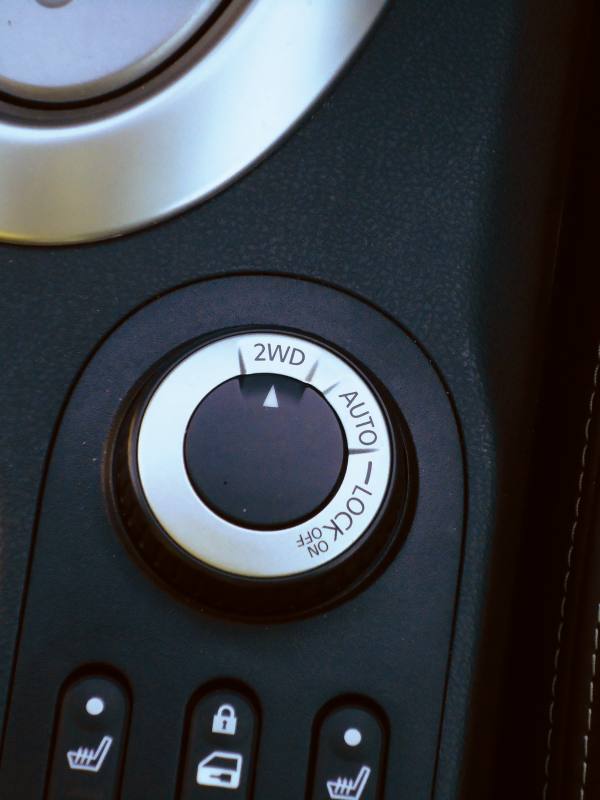 Nissan Qashqai, selector de modos