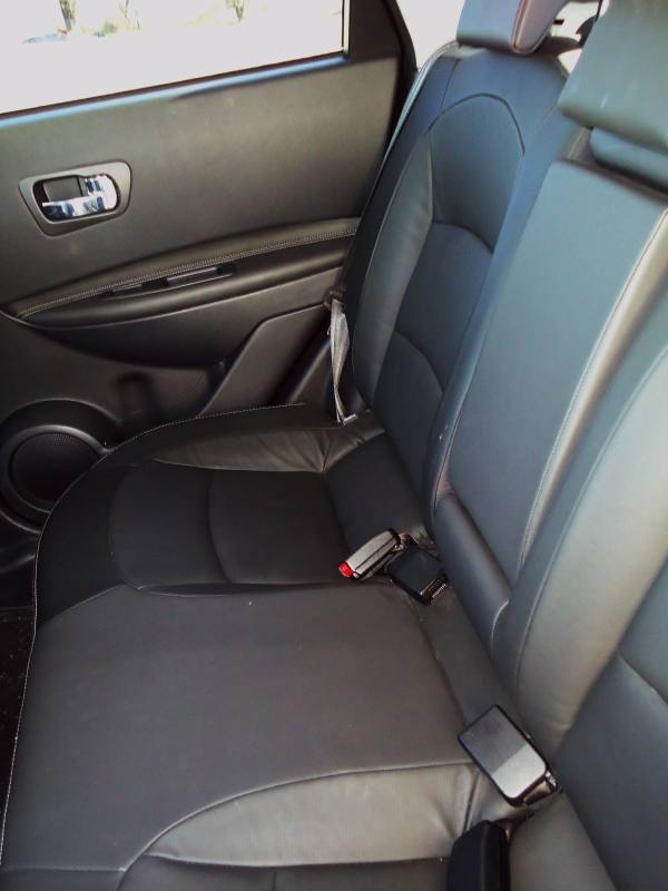 Nissan Qashqai, plazas traseras