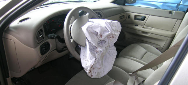 Airbag desplegado