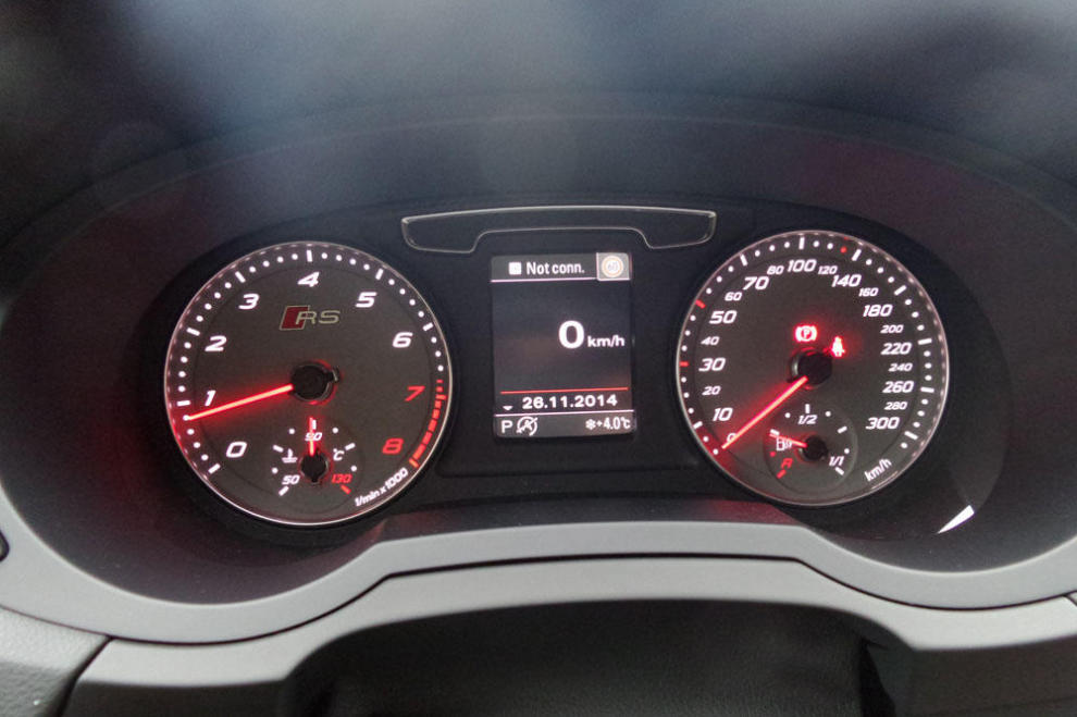 Instrumentación del Audi RS Q3