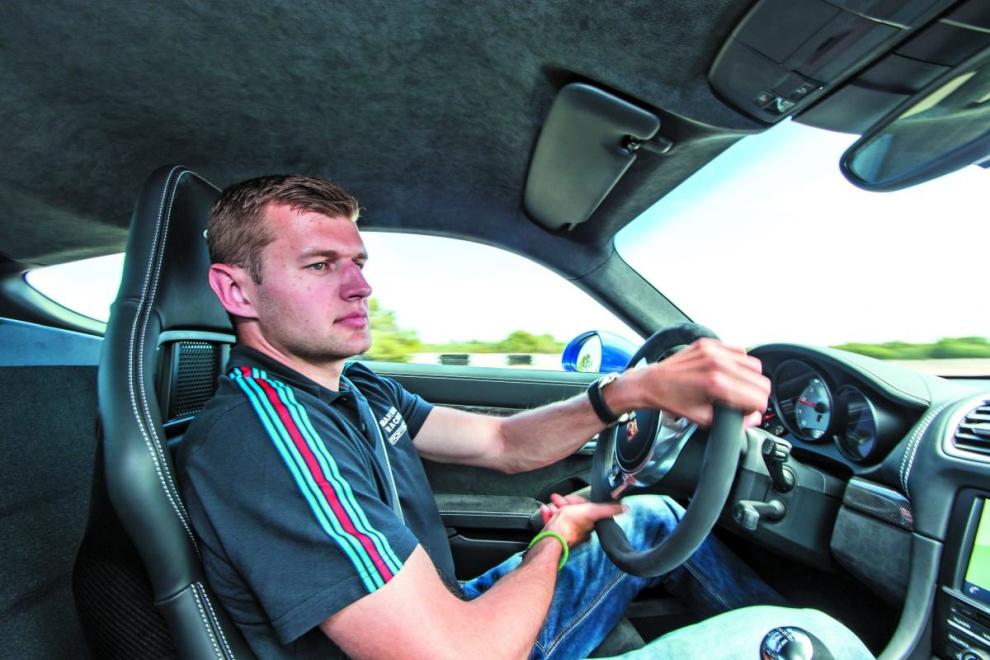 Michel Christensen prueba el Porsche Cayman GTS