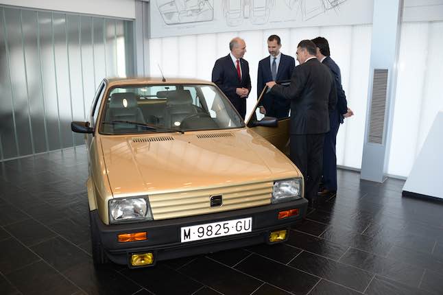 Visita Felipe VI a factoría de Martorell Seat