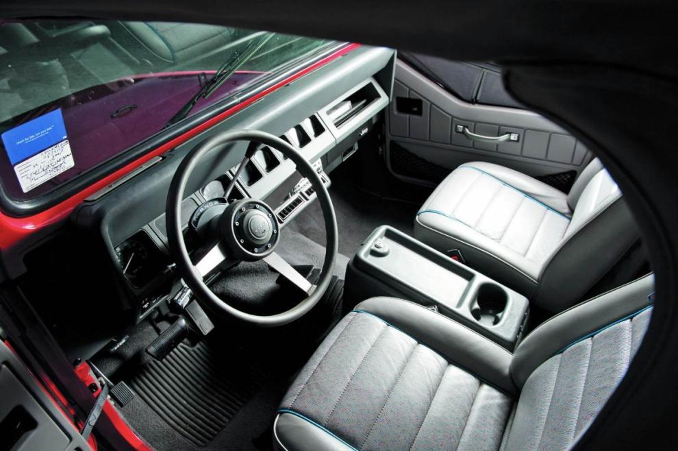 Salpicadero de Jeep Wrangler islander