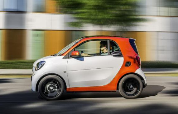 smart fortwo en marcha