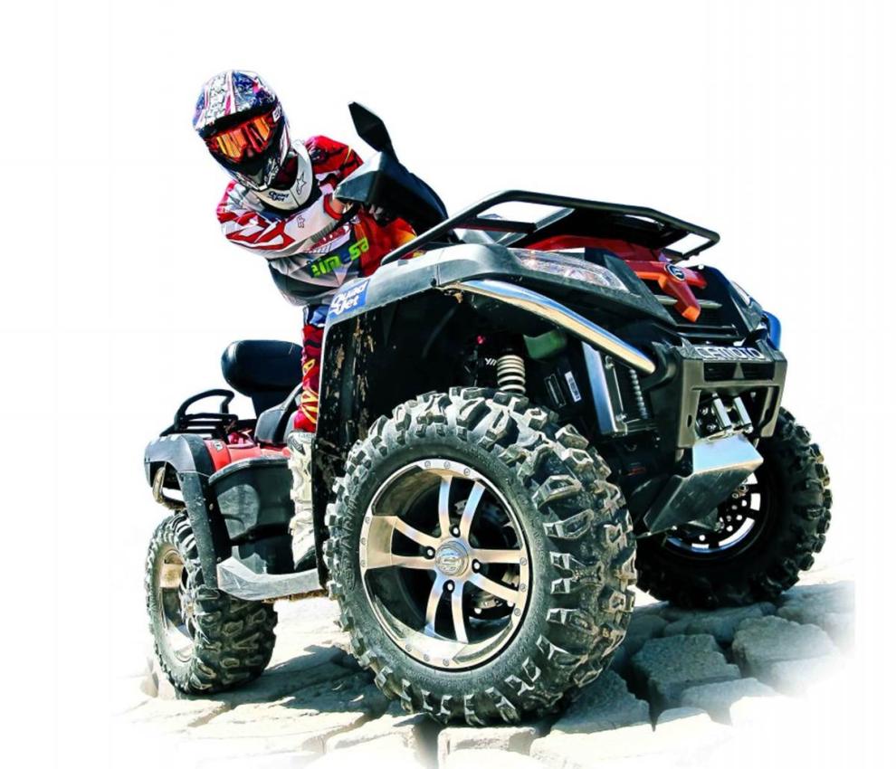 A los mandos de un quad