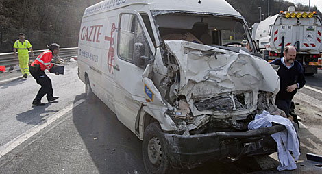 La DGT ahora fija su objetivo en las furgonetas, camiones y autobuses