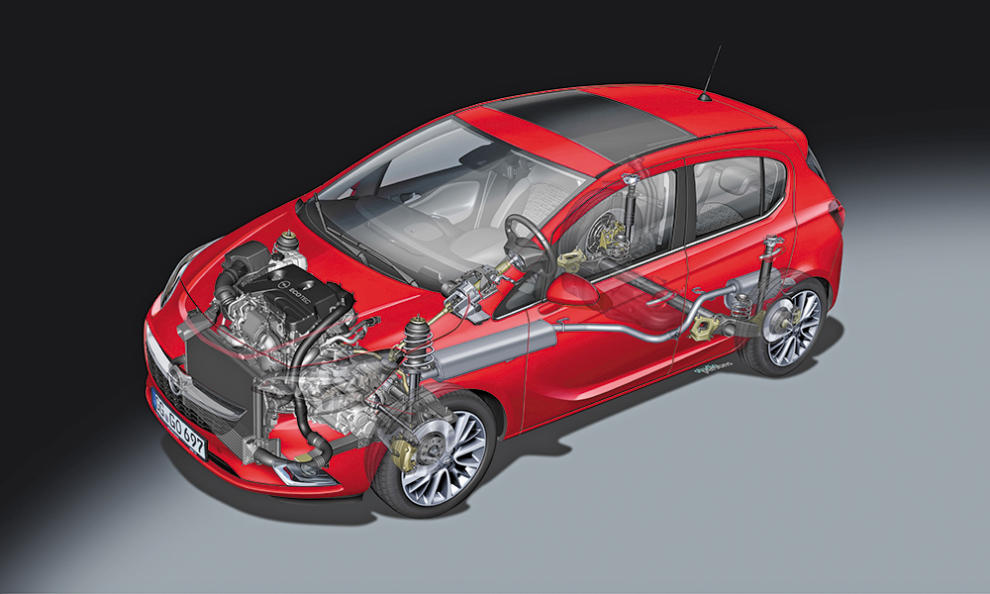 Opel Corsa radiofgrafia