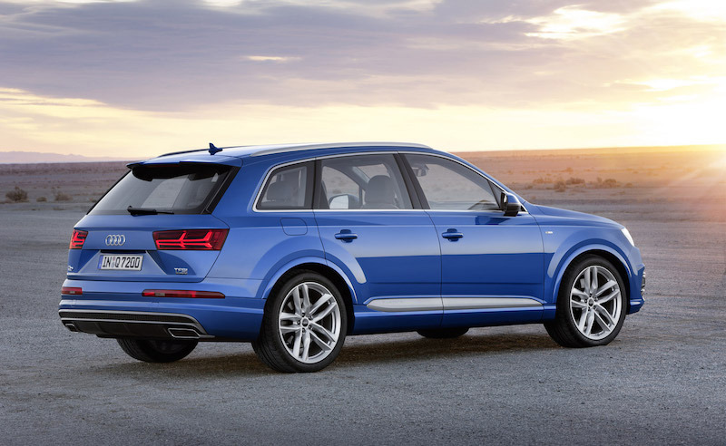 Audi Q7 2015, trasera