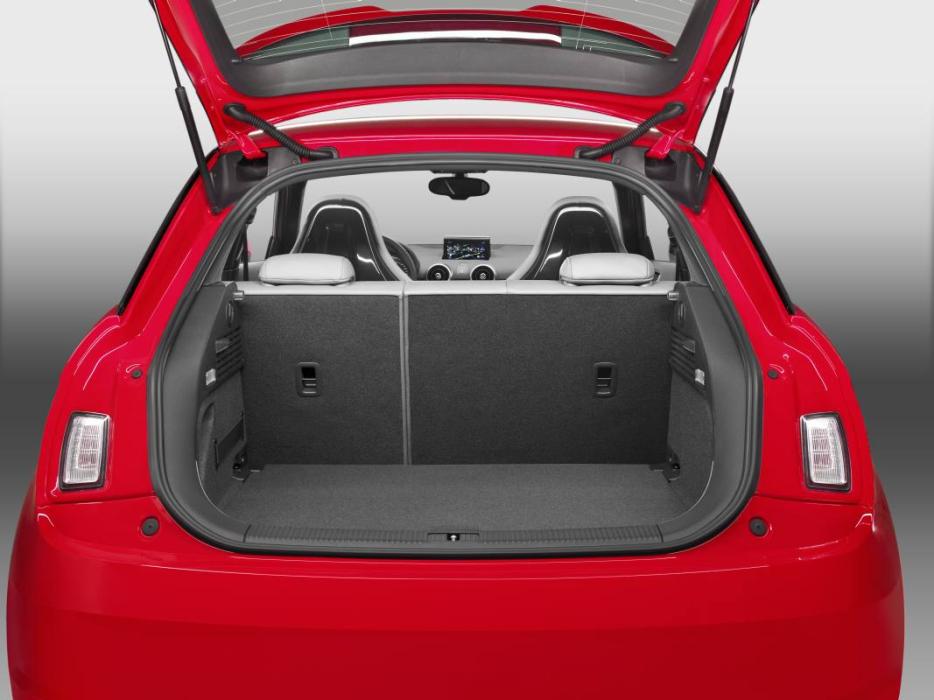 El maletero del Audi A1 cuenta con 270 litros