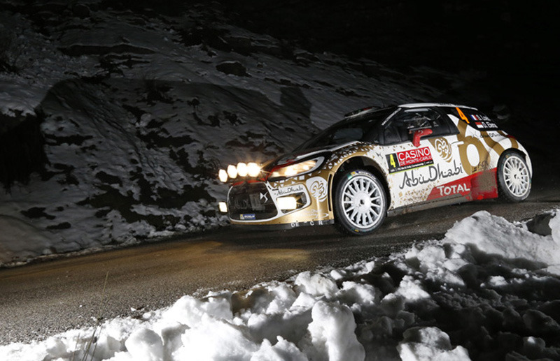 Sebastien Loeb en el Rallye de Montecarlo 2015