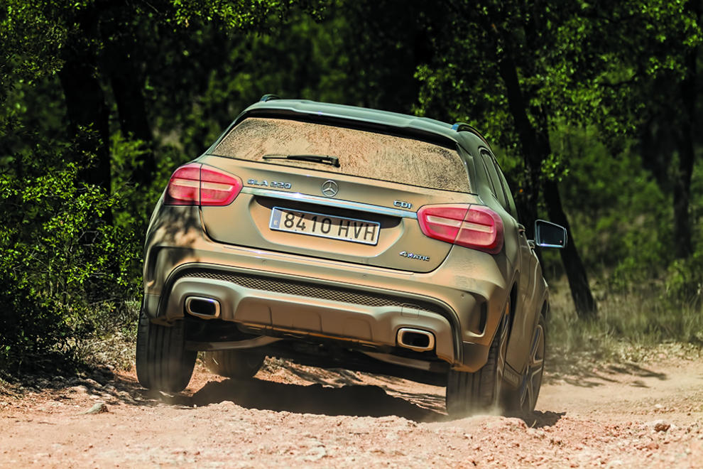 Mercedes GLA: parte trasera