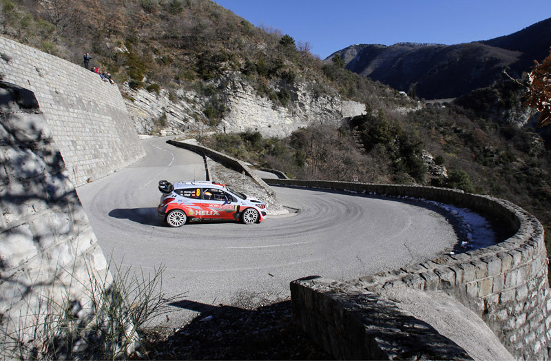 Dani Sordo en el Rally de Montecarlo 2015