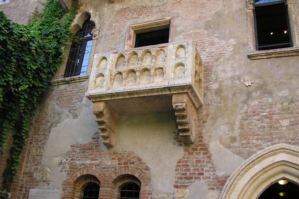 Balcon romeo y Julieta, Verona