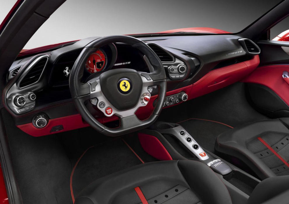 Ferrari 488 GTB interior