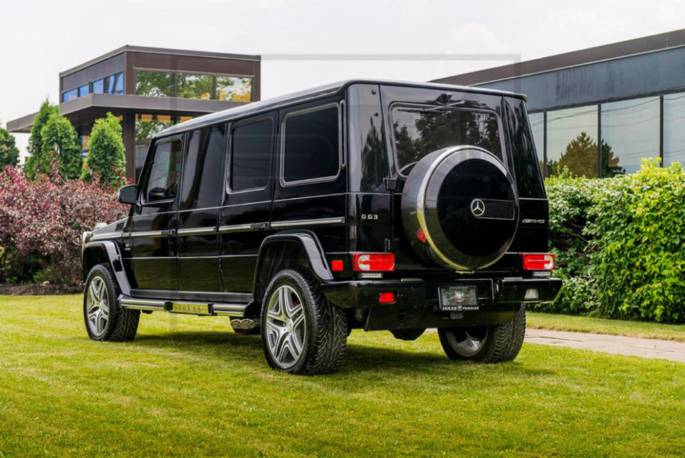Un Mercedes G63 AMG limusina, blindado y que cuesta un millón de euros