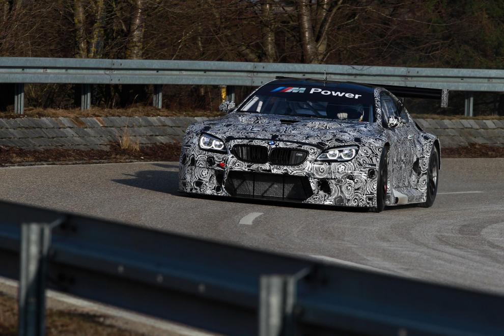 EL BMW M6 GT3 se pone a punto para el 2016
