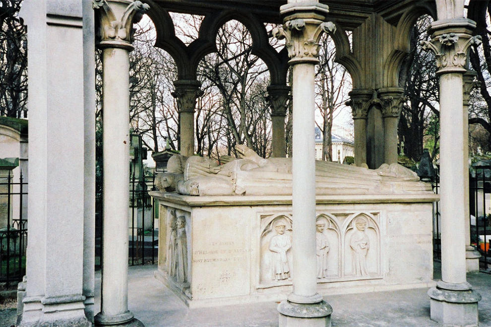 Tumba de Abelardo y Eloísa