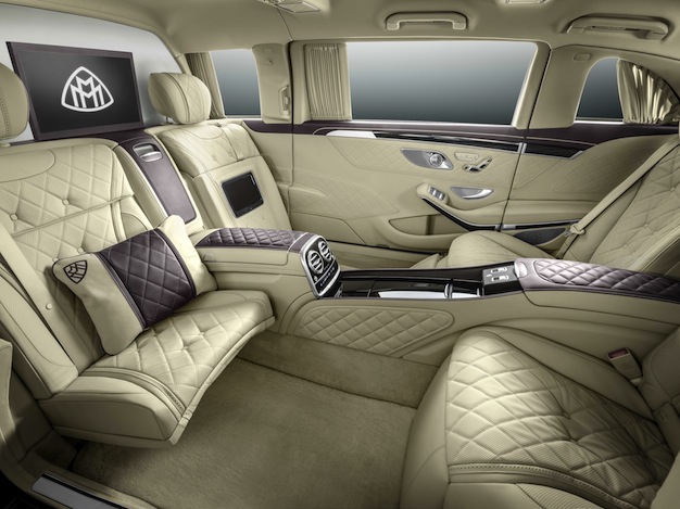 Plazas posteriores del Mercedes-Maybach Pullman