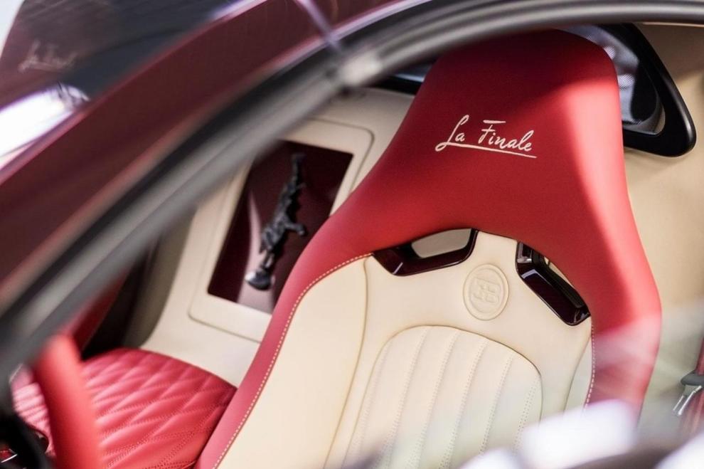 El Bugatti Veyron La Finale, asiento