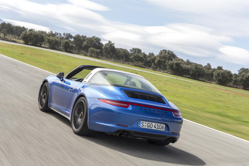 Posche 911 Targa 4 GTS, trasera