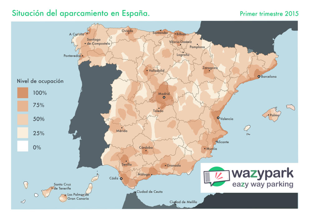 Situación aparcamiento España