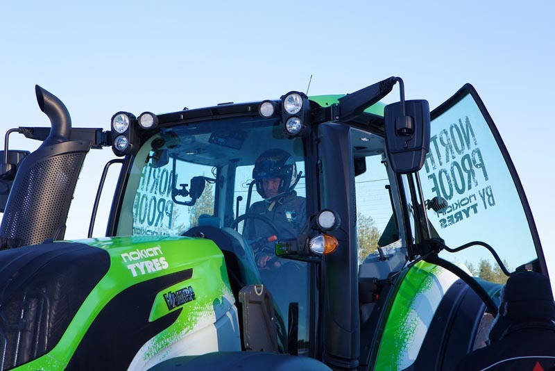 Record mundiald e velocidad en tractor, Juha kankkunen