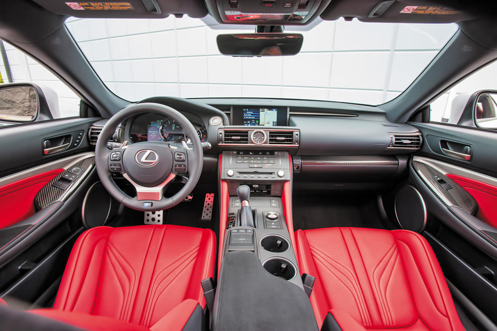 Lexus RC F interior