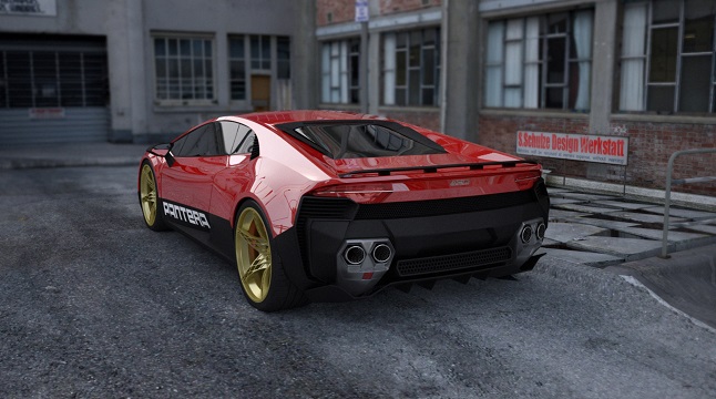 Concept Car De Tomaso por Stefan Schuzle 