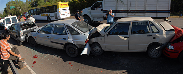 Accidente en cadena