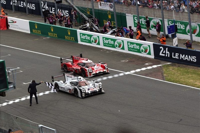 24 horas de Le Mans, llegada a meta