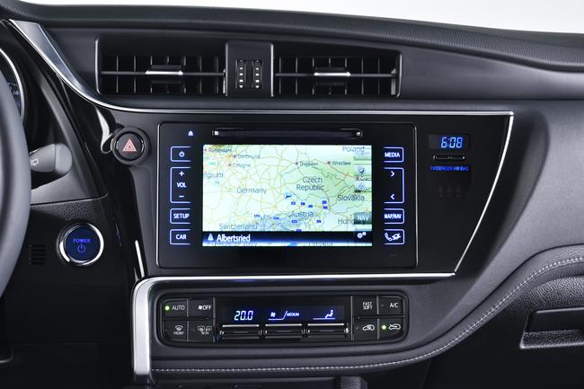 Toyota Auris, pantalla