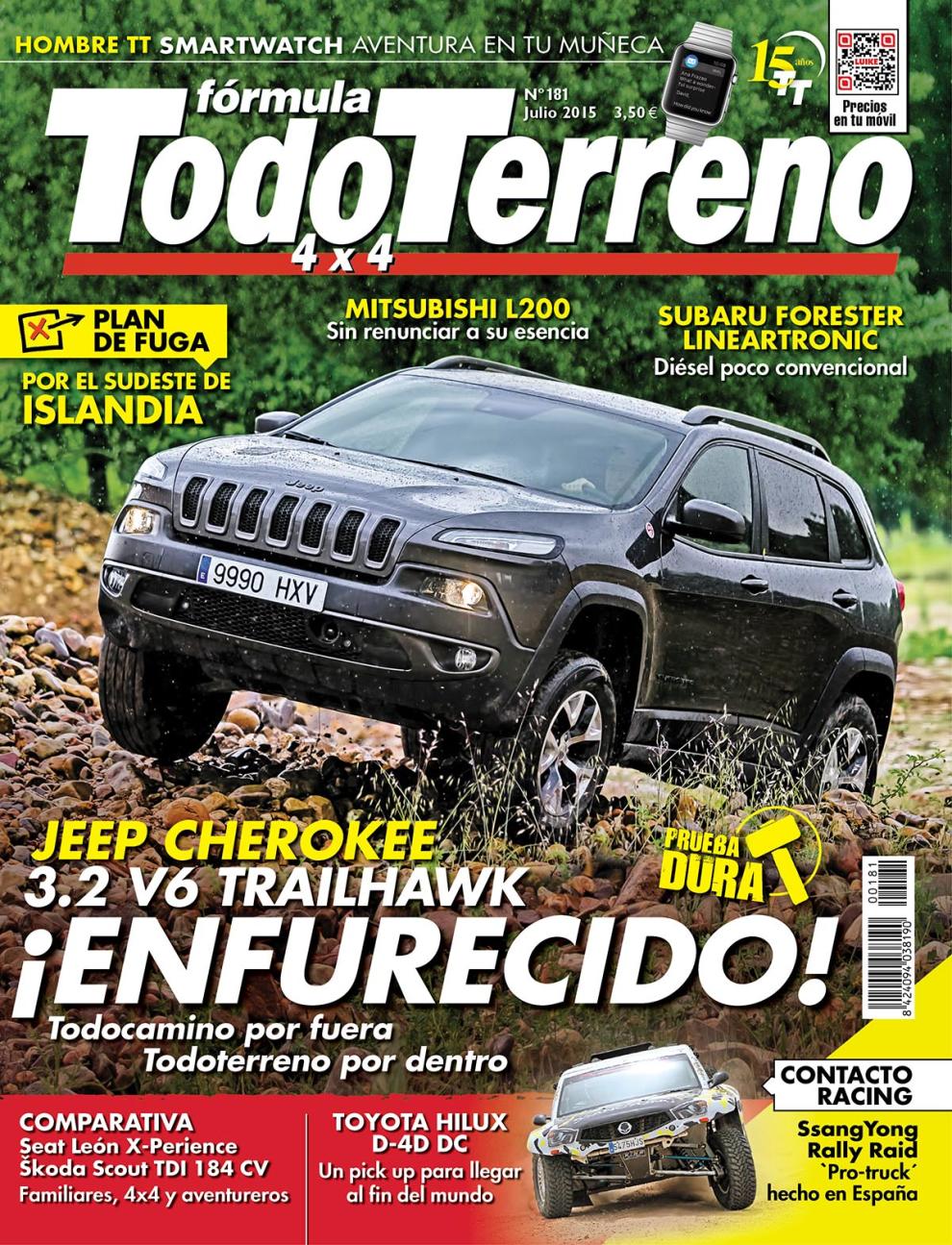 Portada revista Formula TodoTerreno número 181