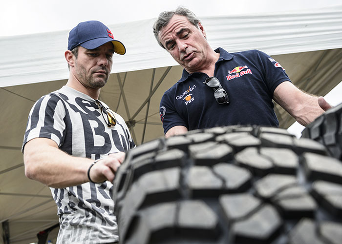 Loeb y Carlos Sainz