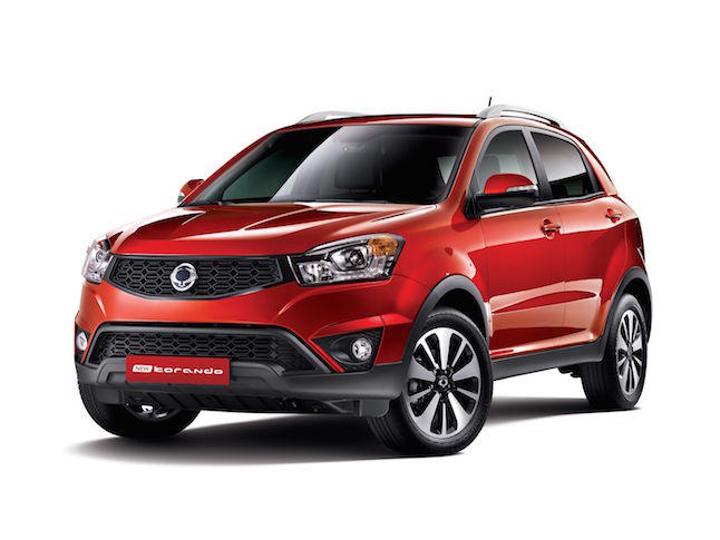 SsangYong Korando 2015 rojo