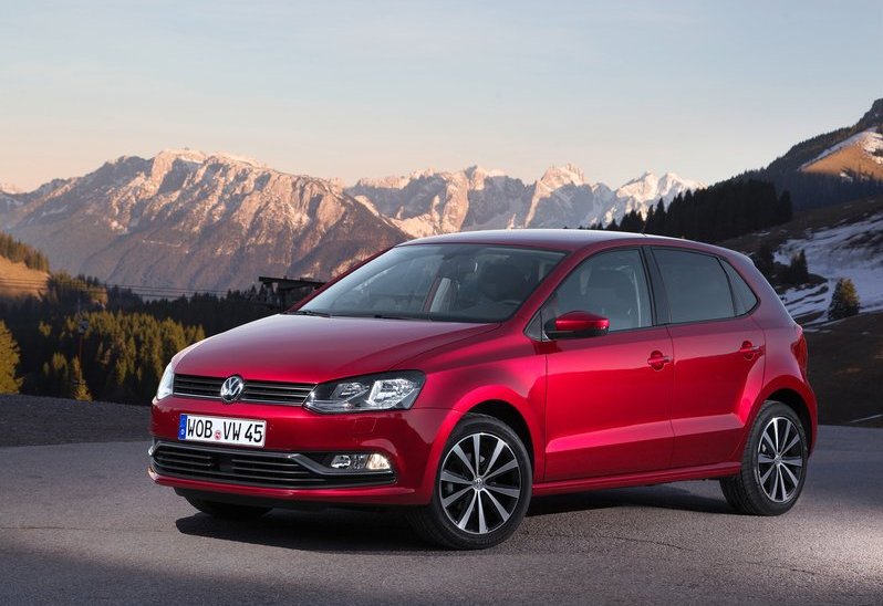 Volkswagen Polo rojo