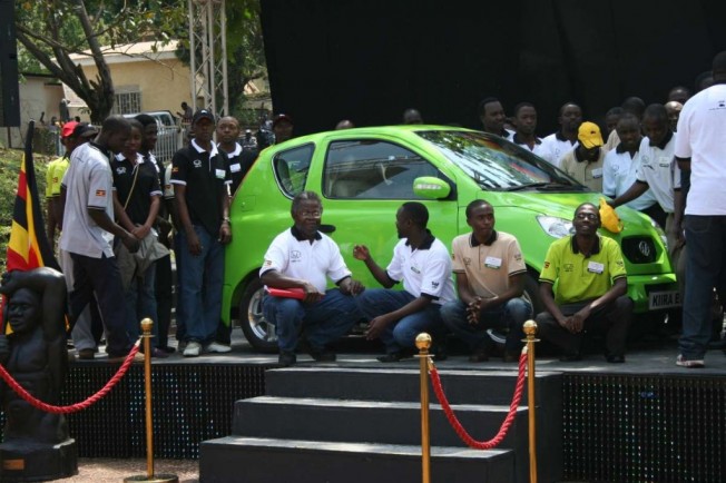 Alumnos de la Universidad de Makerere